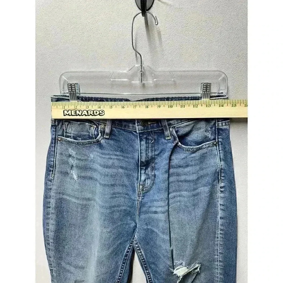 VIGOSS Jeans Women’s Sz 28x25 Friday Taper Boyfriend High Rise Distressed Denim - Picture 4 of 9